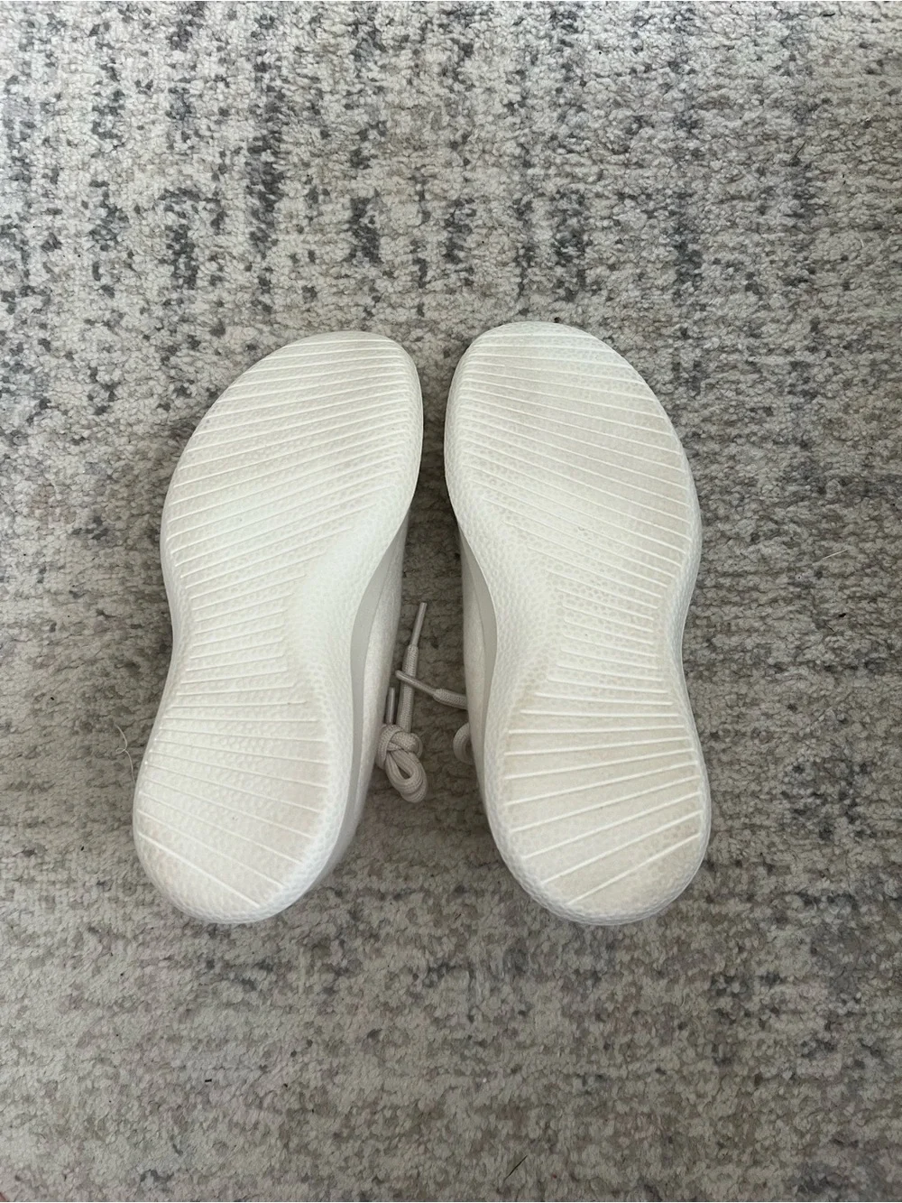 allbirds White Wool Lace-Up Sneakers